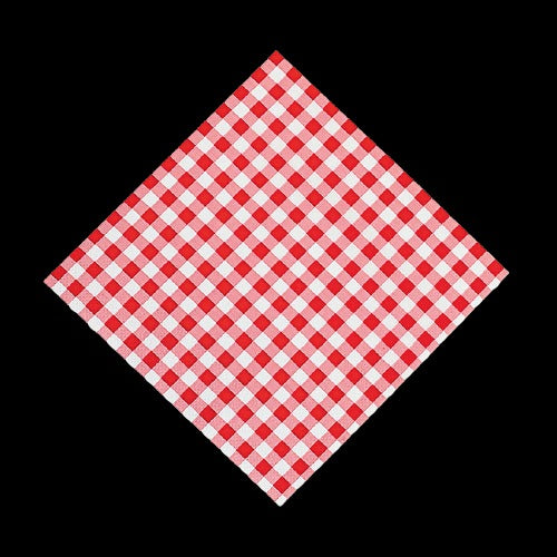 Red Gingham Luncheon Napkins