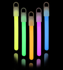 10 Inch Multicolor Glow Sticks with Ground Stakes, PartyGlowz.com