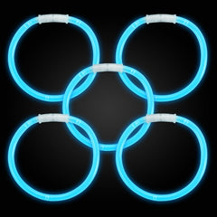 10 Inch Glow Stick Bracelets Blue