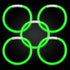 8 Inch Premium Glow Stick Bracelets Green