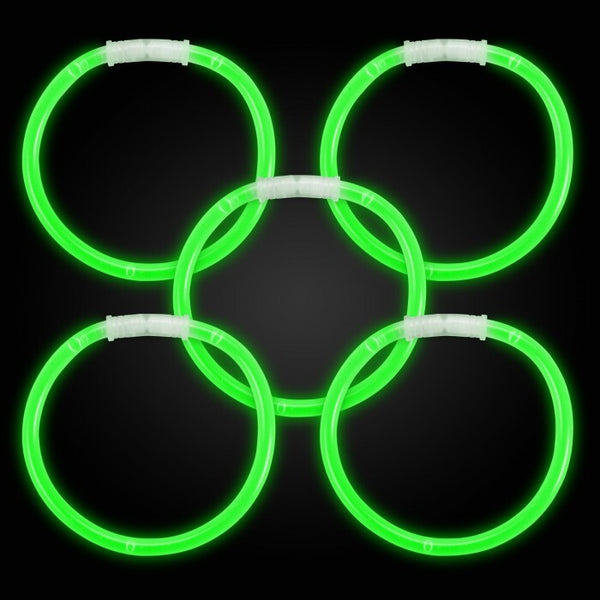 10 Inch Green Glow Stick Bracelets PartyGlowz 10-inch-green-glow-stick-bracelets-partyglowz