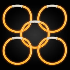 10 Inch Glow Stick Bracelets Orange