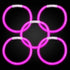 10 Inch Glow Stick Bracelets Pink