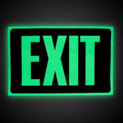 Glow In the Dark Exit Sign