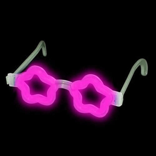 Pink Glow Star Shaped Eye Glasses