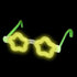 Yellow Glow Star Shaped Eye Glasses
