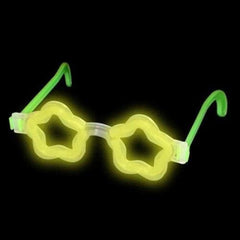 Yellow Glow Star Shaped Eye Glasses