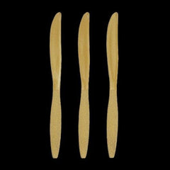 Metallic Gold Color Plastic Knives