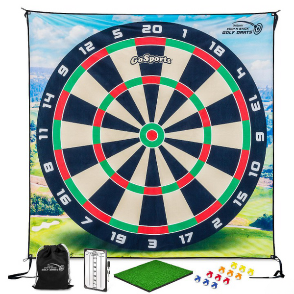 Gosports Golf Darts Chipping Game With Chip N' Stick Golf Balls - Giant 6 Ft Size