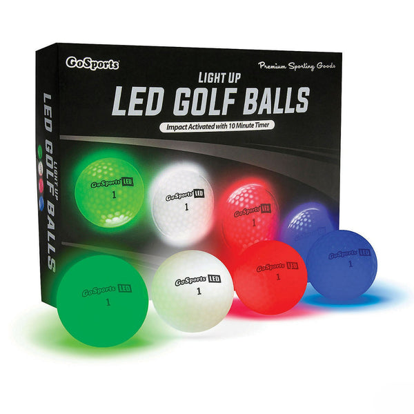 Gosports Light Up Led Golf Balls - 12 Balls Per Pack