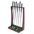 Gosports Premium Wooden Golf Putter Stand - Indoor Display Rack - Holds 6 Clubs