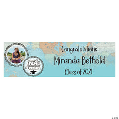 Grad Adventure Graduation Photo Custom Banner - Medium