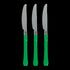 Green Premium Plastic Knives