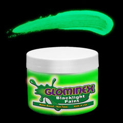 Glominex Blacklight UV Reactive Paint 4 oz Green