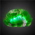 LED Green & White Mohawk Wig