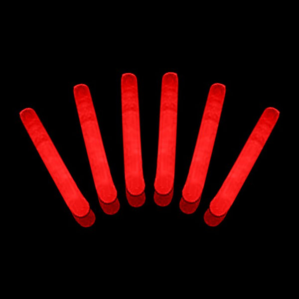 1.5 Inch Red Mini Glow Sticks - Pack of 50