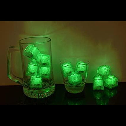 3 Mode Light up Green LED Ice Cubes