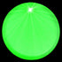 LED Light Up Green Round Badge Pin