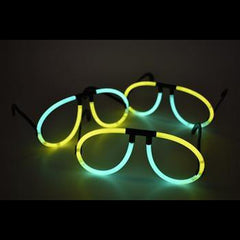 Glow Eyeglasses Bi-Color - Aviator Style- Bi Green/Yellow