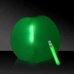 12 Inch Glow in The Dark Green Beach Ball