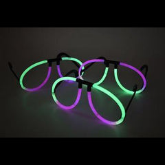 Glow Eyeglasses Bi-Color - Aviator Style- Bi Green/Pink