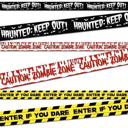 Halloween Caution Tapes - 3 Rolls Per Pack