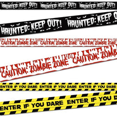 Halloween Caution Tapes - 3 Rolls Per Pack