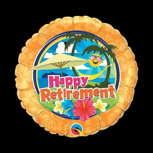 Happy Retirement 18 Mylar Balloon