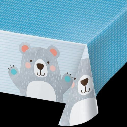 Happy Bear Plastic Tablecloth