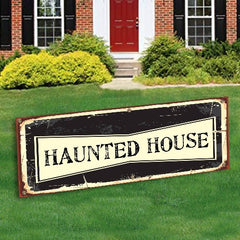 Haunted House Banner Decoration