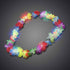 LED Light Up Flashing Hawaiian Lei Necklace