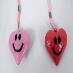 LED Heart with Smiley Face Necklace