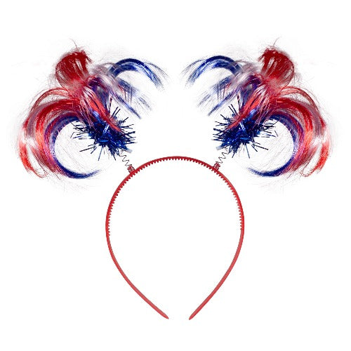 Patriotic Head Boppers Headband | PartyGlowz