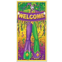 Mardi Gras Jester Door Cover