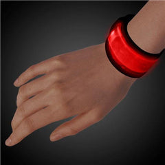 LED Light Up Red Slap Bracelet