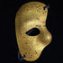 Gold Half Face Glitter Mask - Pack of 2 Sparkly Masks