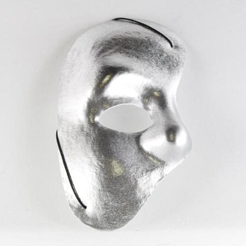 Silver Halloween Half Mask