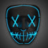LED EL Wire Blue Purge Mask
