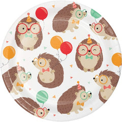 Hedgehog Paper Party Dessert Plates