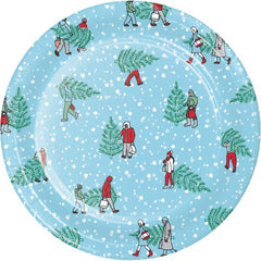 Christmas Tree Farm Dinner Plates