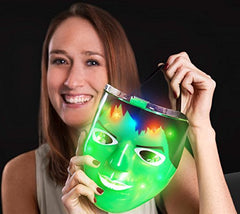 Superhero Green Light Up Mask