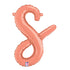 14  Script Letter "S" Rose Gold (Air-Fill Only)