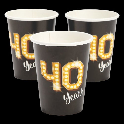 9 Oz 40 Milestone Paper Cups