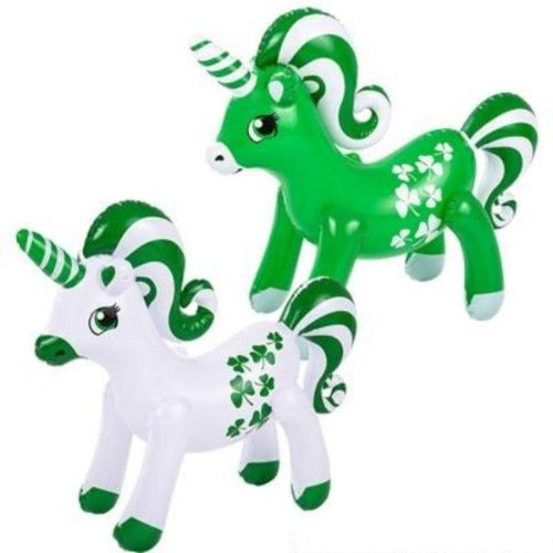 24 St Patricks Day Unicorn Inflate