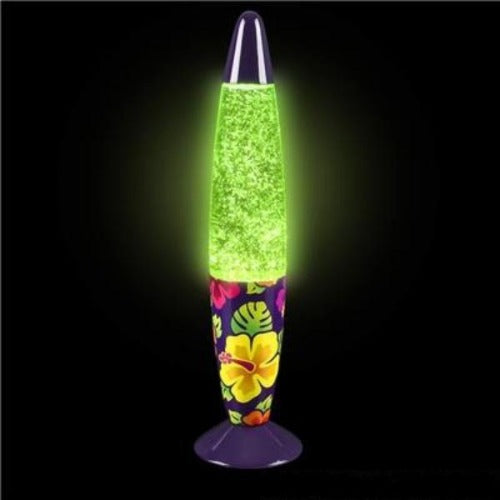 13 Hibiscus Glitter Lamp
