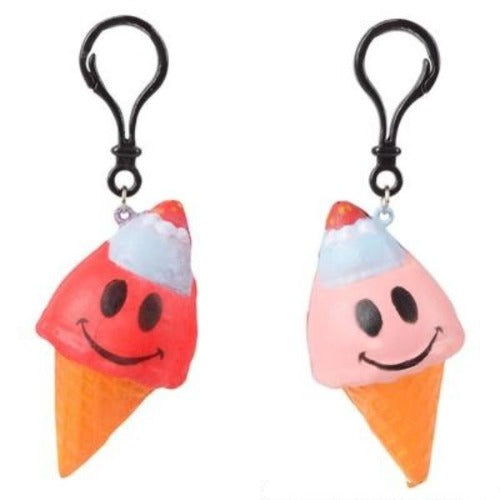 3.5 Squish Ice Cream Cone Backpack Clip