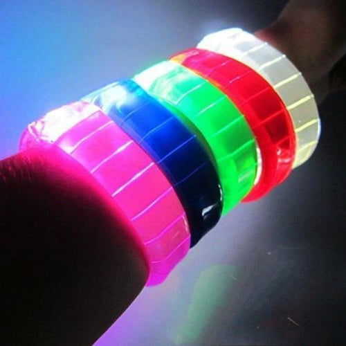 LED Flashing Bangle Bracelets - Assorted