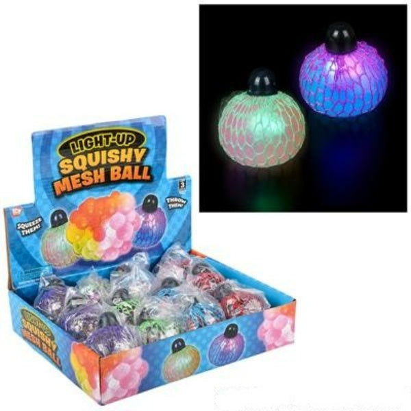 2.33 Light-Up Squeeze Mesh Grape Ball