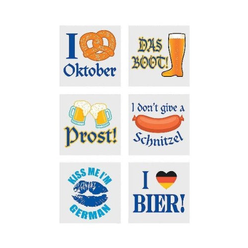 Oktoberfest Temporary Tattoos
