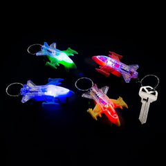 Light-Up Jet Keychains